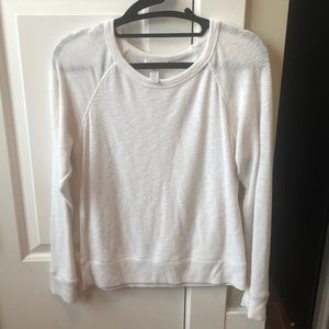 Basic white sweater